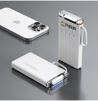 Batterie externe Lighthouse avec câble intégré 20 000 mAh, chargeur portable haute capacité, lampe torche LED, sangle auto-agrippante [Plastique]