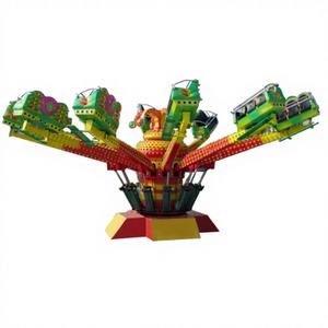 Manège Crazy Bounce populaire en acier et fibre de verre pour l'intérieur et l'extérieur, certifié CE, haute capacité pour centres commerciaux, parcs d'attractions, carnavals - Product Image 1