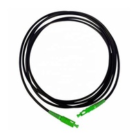 Kabel Patch Drop FTTH Single Mode Round FIBERVISION SC Preconnected 3.0/3.5mm dengan Jaket LSZH/PVC, Perakitan Mudah, Sudah Terterminasi