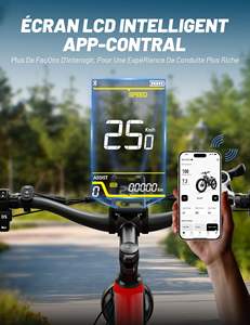 Duotts S26 Vélo Électrique Tout-Terrain Pneu Large 26 Pouces Double Moteur 48V 20AH, Vélo Électrique VTT Mobylette – Entrepôt US UE - Product Image 4