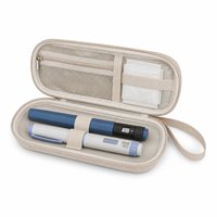 Boîte de rangement de luxe personnalisée en EVA pour flacons de peptides, avec fermeture éclair, insert en mousse isolante, logo OEM/ODM, vente en gros