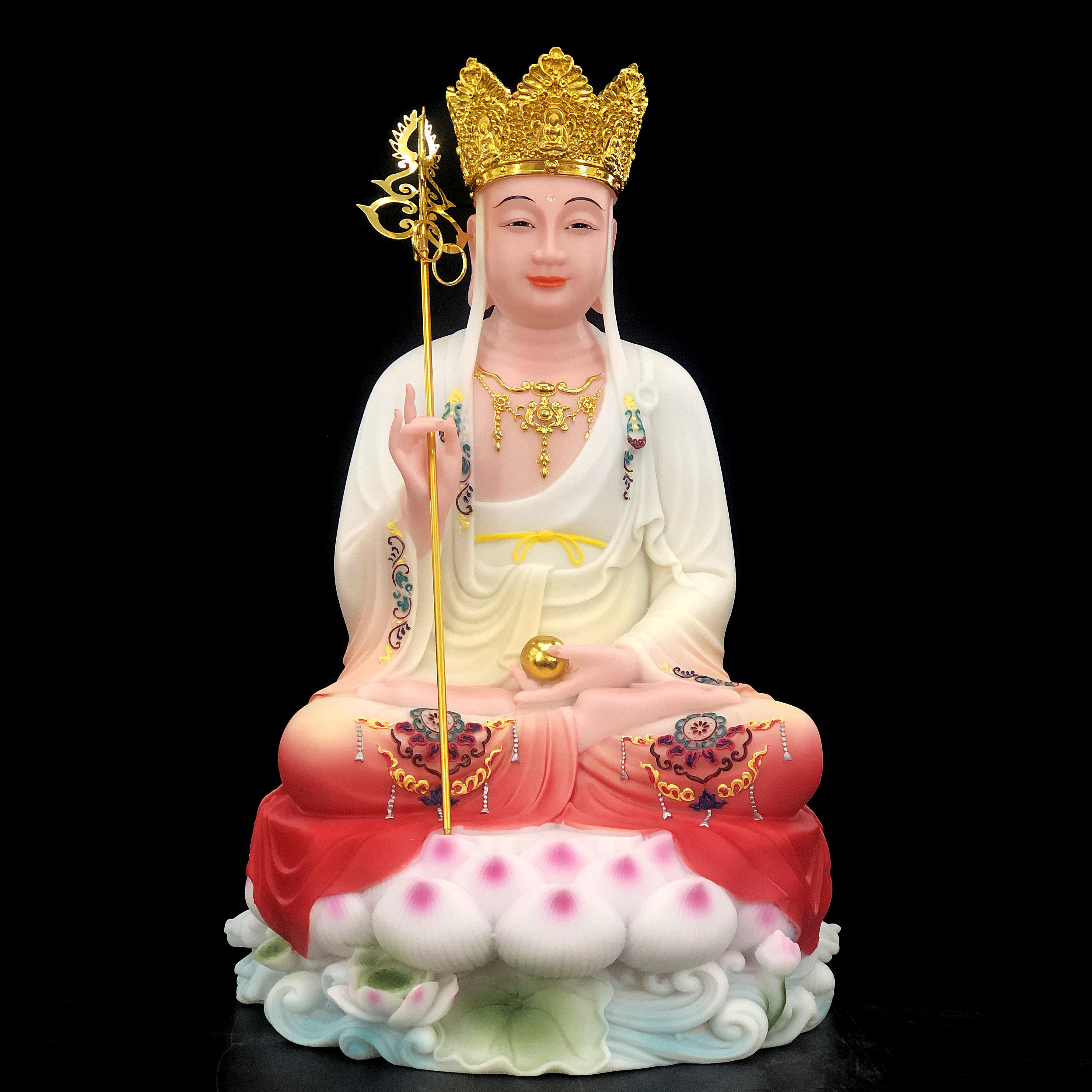 Red   Ksitigarbha Bodhisattva
