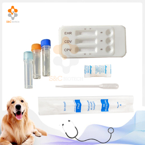 S & C Biotech Parásito de diagnóstico veterinario Ehrlichia Ab para perro rapidas Prueba Ehrlichiosis Heartworm solo ERLICUQIA - Product Image 3