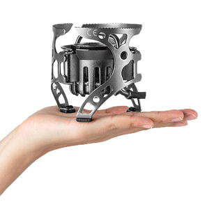 BRS-8 マルチフューエル アウトドア ストーブ クッカー ポータブル 灯油ストーブ バーナー 屋外 キャンプ用品 折りたたみ式 ガスコンロ - Product Image 5