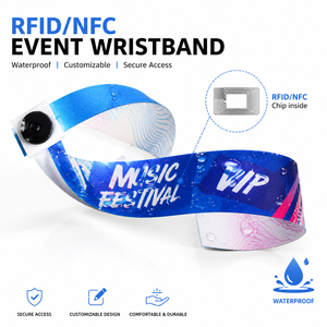 Pulsera RFID NFC Imprimible para Festivales, Brazalete Personalizado para Entradas a Eventos, Conciertos y Gestión de Acceso a Exposiciones - Product Image 1