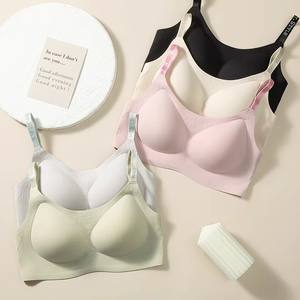 Sujetador <span class=keywords><strong>Lara</strong></span> sin tirantes para mujer, cómodo para el día a día, fino, sin costuras, copa 3/4, transpirable, sin aros, con soporte superior y antideslizante - Product Image 3