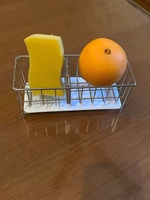 Étagère de rangement multifonctionnelle personnalisable en acier galvanisé, non pliable, pour torchons de cuisine, support de vidange pour évier domestique
