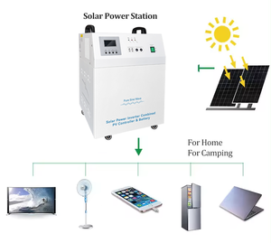 Système d'énergie solaire tout-en-un 300W 500 W 1000W 1500 W Générateur d'énergie libre Paneles Solares Para El Hogar Del 2000w a 1000w - Product Image 1