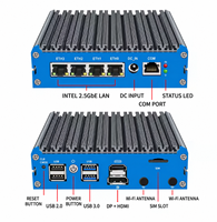 Mini PC sans ventilateur BKHD G48 J6412 N5105 avec 4 ports Intel I226 2.5GbE LAN, pare-feu, routeur VPN