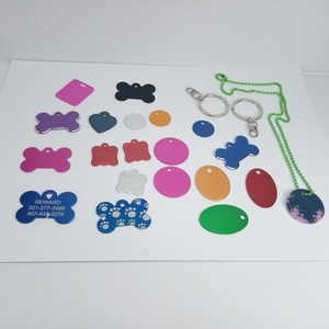 Lujo personalizado de dos caras grabado con láser de acero inoxidable forma personalizada accesorios de animales Identificación de mascotas verificar etiqueta bufanda Decoración - Product Image 6