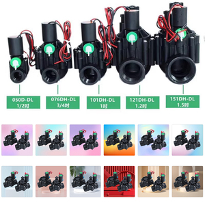 3/4 pouces électrovanne <span class=keywords><strong>Globe</strong></span> Valve AC 24V Contrôle d'irrigation en plastique Contrôle de débit Vanne d'irrigation goutte à goutte pour serre - Product Image 3