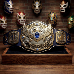 World Heavyweight Championship <b>Belt</b> Unisex Durable Zinc Alloy Thickness High Waist Length Custom Martial Arts Equipment - Product Image 1