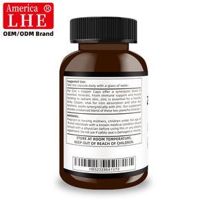 Fabricante de Suplementos de Zinc y Cobre de Marca Privada, Apoyo para la Claridad de la Piel y la Estructura del Cabello, Cápsulas de Zinc y Cobre - Product Image 6