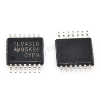 Circuits intégrés ANSOYO TLV4316IPWR TLV4316 14TSSOP, composants électroniques, amplificateur