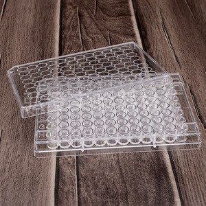 จานเพาะเลี้ยงเซลล์แบบแบน 96 หลุม ยี่ห้อ Hongbolai สำหรับใช้ในห้องปฏิบัติการ - Product Image 2