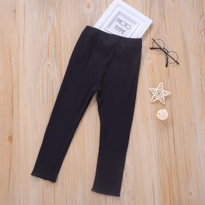 Pantalones para Niñas de 1 a 6 Años, Pantalones Casuales de Canalé Sólido MA291 - Product Image 3