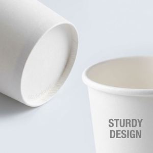 100 gobelets à café jetables de 12 oz, étanches, pour boissons chaudes/froides, usage au bureau, à la maison et pour les fêtes - Product Image 3