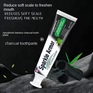 Dentifrice au charbon de bambou, anti-caries, sans fluor, haleine fraîche, <span class=keywords><strong>dents</strong></span> blanches, blanchisseur de <span class=keywords><strong>dents</strong></span> - Product Image 2