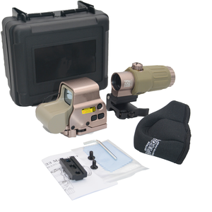 Quang cảnh kết hợp 558 G33 ba chiều phản xạ chấm đỏ và kính lúp 3x cho phụ kiện máy ảnh tiêu dùng - Product Image 3