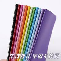 Benutzer definierter A5-Notebook-Planer Bunte Papier abdeckung Gedrucktes A6-Schulbriefpapier mit Faden bindung Leeres Notizbuch für Schüler