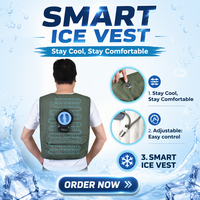 Gilet de refroidissement en nylon à commande numérique extérieure, 3 vitesses, faible bruit, humidistat réglable, alimenté par USB