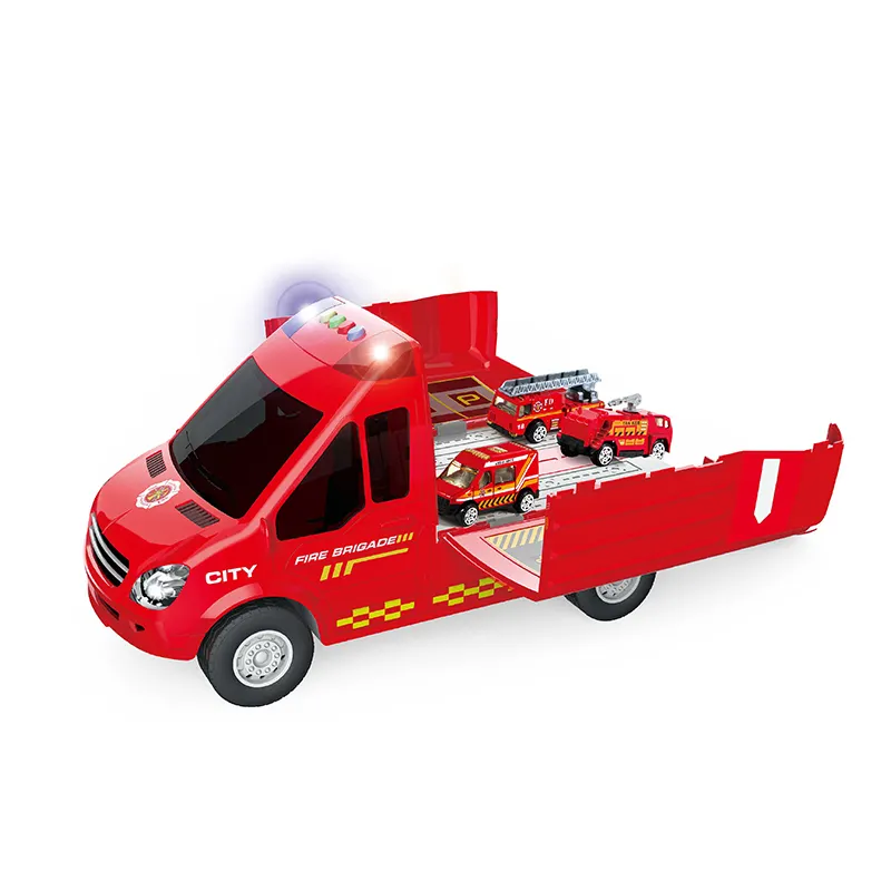 Bộ Đồ Chơi Xe Cứu Hỏa Với Xe Ô Tô Mini Bằng Hợp Kim Bộ Đồ Chơi Giáo Dục Chữa Cháy