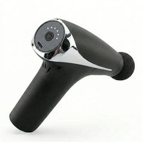 Pistolet de massage mini haute fréquence OEM, masseur à percussion portable pour tissus profonds, 6 vitesses réglables, 12 têtes de massage, 25W sans balais