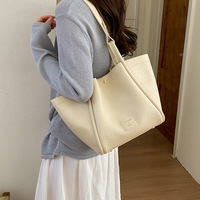 Nouveau sac fourre-tout en PU grande capacité, motif pierre, fermeture magnétique, sac à bandoulière léger, luxe discret, été 2026