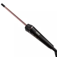 Vente en gros de fer à friser personnalisé de 0,5 pouce, chauffage rapide PTC, revêtement céramique, fer à friser LED pour usage domestique, commercial et salons de beauté