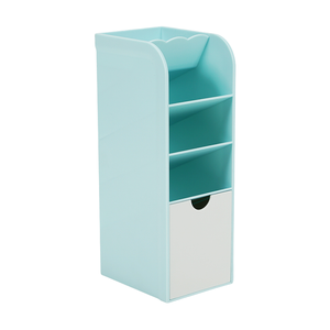 Wholesale Plastic Square Desk Storage Organizers Office <b>Pen</b> Display Pencil Pot Marker Stationary /Holders - Product Image 2