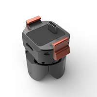 Mini trépied à déploiement automatique pour DJI Pocket 4P/4/3, pour Insta360 Luna, support magnétique en aluminium avec vis 1/4"-20 pour Xtra Muse