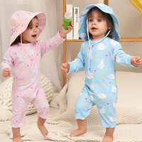 Personnalisé Upf50 + nouveau maillot de bain une pièce pour enfants Protection solaire bébé surf costume garçons et filles maillots de bain Protection solaire chapeau