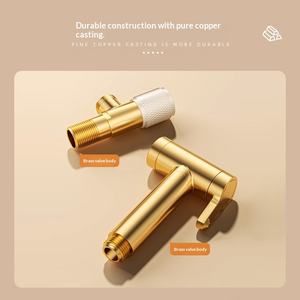 Pistolet de lavage <span class=keywords><strong>WC</strong></span> en laiton de haute qualité, buse de lavage femelle pour robinet, nettoyeur haute pression pour salle de bain - Product Image 3