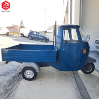 Ape Van Livraison Van 3 Wheeler Ape Cargo Van Hot Dog Cart Tricycle Food Cart Mini Food Truck Electric Mobile Food Truck