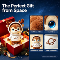 Peluche Renne Intelligent IA pour Tout-Petits – Jouet Interactif Doux en Forme d'Élan – Idéal Cadeau de Noël
