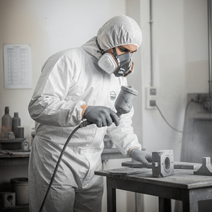 Masker <span class=keywords><strong>Gas</strong></span> Respirator Setengah Wajah yang Dapat Digunakan Kembali dengan Dua Filter, 3 Lapis, Resistensi Pernapasan Rendah & Katup Pernapasan - Product Image 1