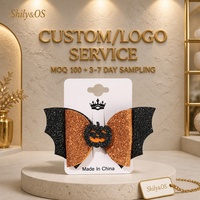 Shily&OS Vente en gros : Ensemble d'accessoires capillaires d'Halloween – Bandeaux avec cornes de diable, ailes de chauve-souris, chapeau de sorcière et pinces à bec de canard lumineuses
