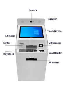Quiosco de autoservicio táctil de la Seguridad Social de la atención médica del Gobierno: Consulta integrada, dispensación de boletos, impresión para vestíbulos de oficina - Product Image 4
