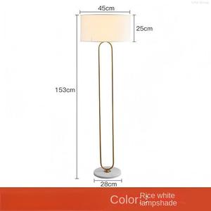 Lampe sur pied LED à intensité variable moderne pour la décoration de la maison, lumière dorée pour hôtel - Product Image 6