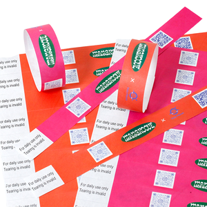 Pulseras de Identificación de Papel VIP Resistentes al Agua, con Logotipo Personalizado, Marca Lijia, Estilo Náutico - Product Image 1