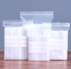 كيس بلاستيك شفاف محكم الغلق 15 × 23 50 أم متعدد الأغراض مع عبوة كتابة على اللوحة - Product Image 1