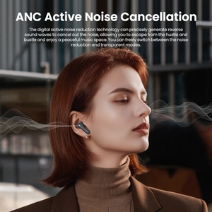 หูฟังไร้สายแบบ<span class=keywords><strong>ท</strong></span><span class=keywords><strong>รู</strong></span>ไวร์เลส พร้อมระบบตัดเสียงรบกวนรอบข้าง ไมโครโฟนตัดเสียงรบกวนขณะสน<span class=keywords><strong>ท</strong></span>นา เสียงเบสหนักแน่น รุ่น V 5.3 - Product Image 2