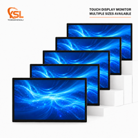 Moniteur mural industriel à écran tactile capacitif 27'' 4K 3840*2160 à 10 points de contact, cadre fin, neuf, directement de l'usine