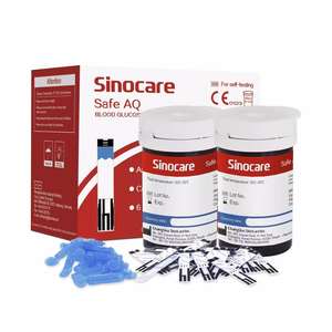 Medidor de Glucosa Inteligente <span class=keywords><strong>Sinocare</strong></span> AQ, Glucómetro, Monitor de Glucosa en Sangre con Tiras Reactivas para Diabéticos - Product Image 3