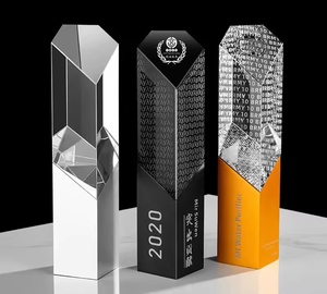 Hz क्लासिक K9 उत्कृष्ट योगदान पुरस्कार क्रिस्टल व्यक्तिगत उन्नत सम्मान असाधारण योगदान पदक ट्रॉफी - Product Image 3