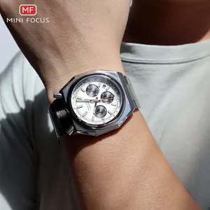 <span class=keywords><strong>MINI</strong></span> <span class=keywords><strong>FOCUS</strong></span> MF0601G 0601G <span class=keywords><strong>Reloj</strong></span> cronógrafo de cuarzo para hombre <span class=keywords><strong>Reloj</strong></span> de pulsera luminoso resistente al agua con calendario - Product Image 4