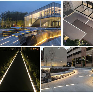 ไฟ LED ฝังพื้นสำหรับลานจอดรถใต้ดิน ไฟติดผนังเปลี่ยนสีได้ ระดับการป้องกันน้ำ IP67 ไฟ LED สำหรับตกแต่งภูมิทัศน์ ไฟเส้น - Product Image 6