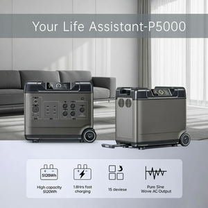 Large Capacity Portable Power Station Powerstation <b>Solar</b> <b>Generator</b> 3600W 4000W - Product Image 4