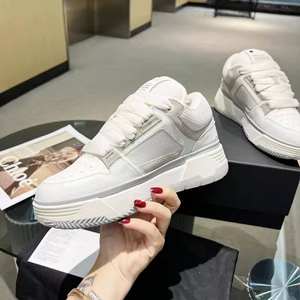 Top Quality New Designer Luxury Shoes Black White Men Fashion Leather Rubber Casual Shoes Designer <b>Trainer</b> Shoes Men - Product Image 3