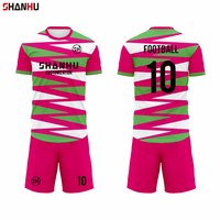 Weite Fußballtrikots und Trainingshosen-Sets, Individuell Sublimiert, Weicher Polyester für Spiele, Outdoor-Workouts und Tägliches Training
